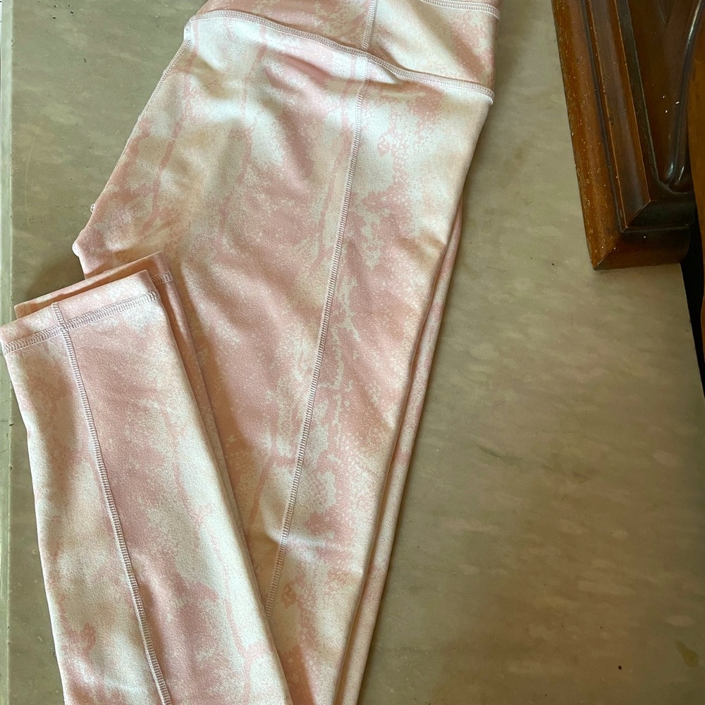 Pink snake print 7/8s leggings by Calia, Carrie Underwoods brand.